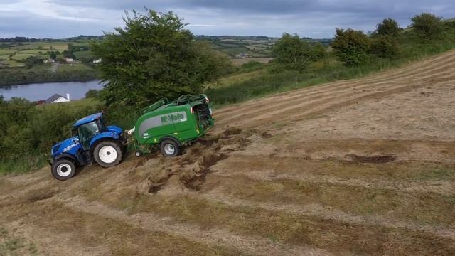 Silage 2021 Donal Murphy baling with brand new fusion 3 plus смотреть онлайн