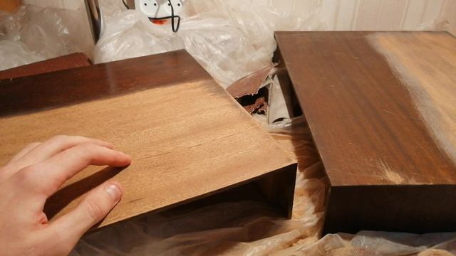 Реставрация корпусов тюнера и магнитофона приставки Radiotehnika. Часть 1. смотреть онлайн