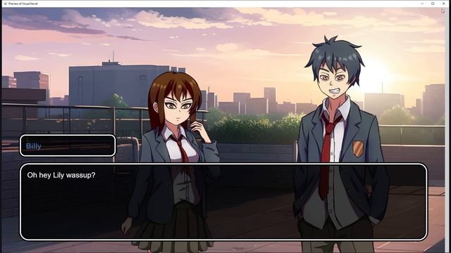 Animating Visual Novel With Tween - GDevelop Visual Novel Tutorial