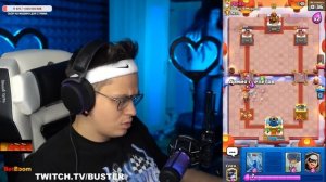 БУСТЕР ПЫТАЕТСЯ ПОДНЯТЬ 6000 КУБКОВ / БУСТЕР ИГРАЕТ В КЛЕШ РОЯЛЬ