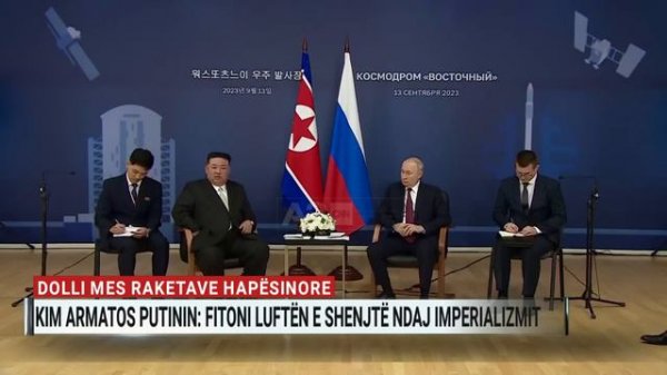 Dolli mes raketave hapësinore, Kim armatos Putinin: Fitoni luftën e shenjtë ndaj imperializmit