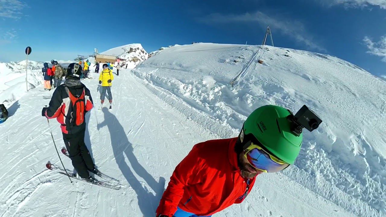 Падение на горных лыжах