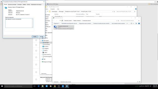 Arreglar adaptador de red Broadcom Netlink Gigabit Windows 10. (Fix Network adapter) смотреть онлайн