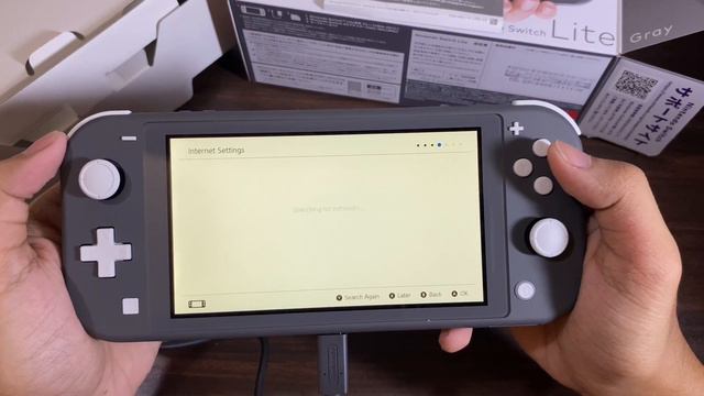 Unboxing Nintendo Switch Lite Console (Color Gray)