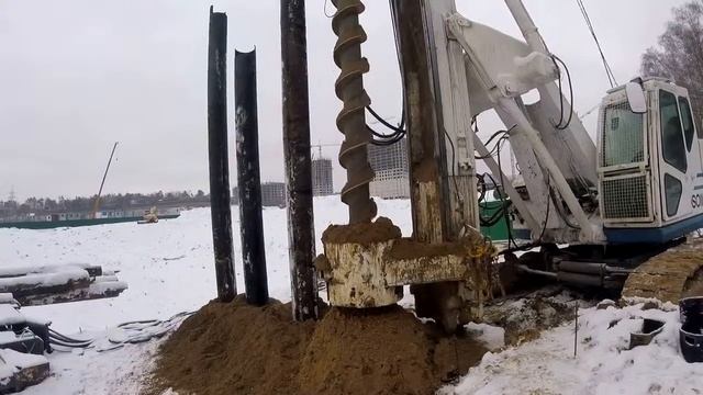 Буровая Soilmec R-312HD Бурение под шпунт 19,5 метров смотреть онлайн