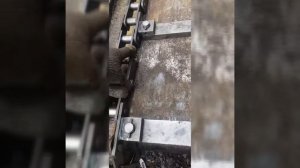 Dynapac, Vogel Asphalt Paver Chain Replacement. Замена, Ремонт цепи асфальтоукладчика