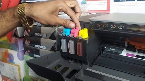hp printer 515 ink refill || hp smart tank 515 cartridge installation