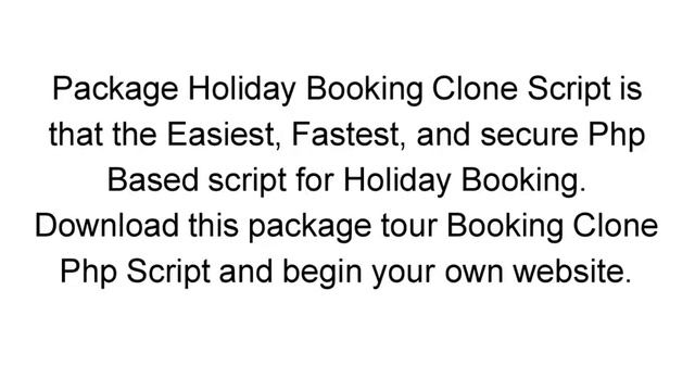Tour Booking Script - PHP Readymade Script смотреть онлайн