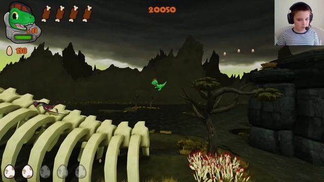 Iggy's Egg Adventure - 14: Tar Pit - Dinosaur Boneyard смотреть онлайн