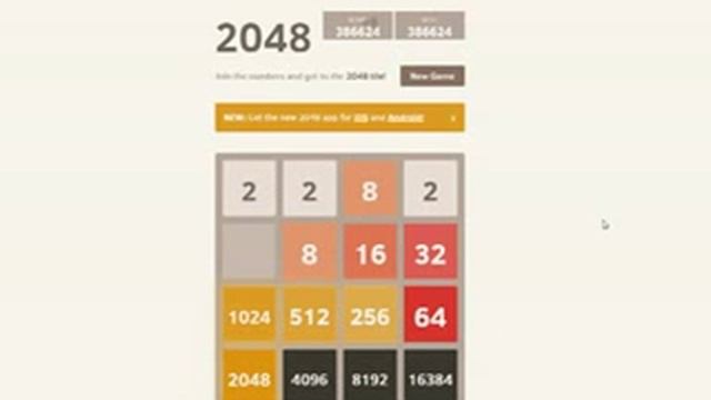 My high score in 2048 on PC (32768 , total score 453k) смотреть онлайн