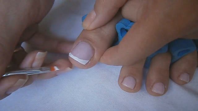 Французский педикюр/ French Pedicure