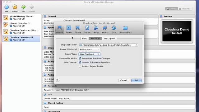 Virtual Box and Cloudera Quickstart VM Installation Tutorial смотреть онлайн