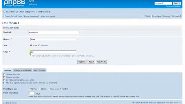 Form Mod Development (a phpBB3 mod)... Almost there... смотреть онлайн