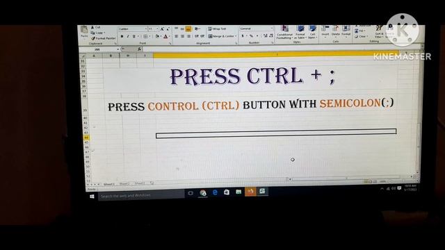 HOW TO INSERT CURRENT DATE IN EXCEL WITH KEYBOARD ? смотреть онлайн