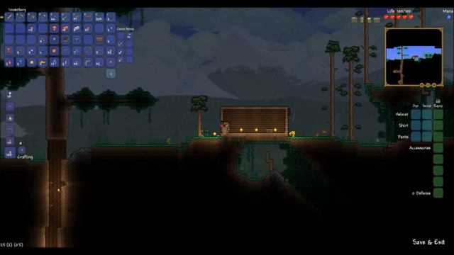 Terraria: Adventures in Noob Land Ep.4 - MAKING WALLS/The Boringest Episode In History смотреть онлайн