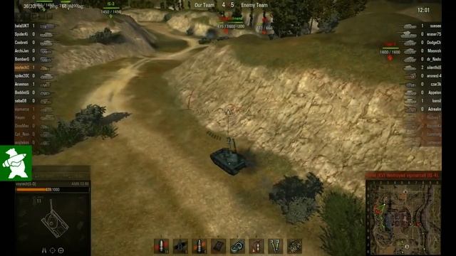 WoT 0.7.2 - AMX 13 90 - Abbey - Sniper & Defender (HD) смотреть онлайн