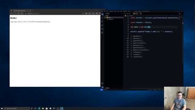 Work with the Date in JavaScript смотреть онлайн