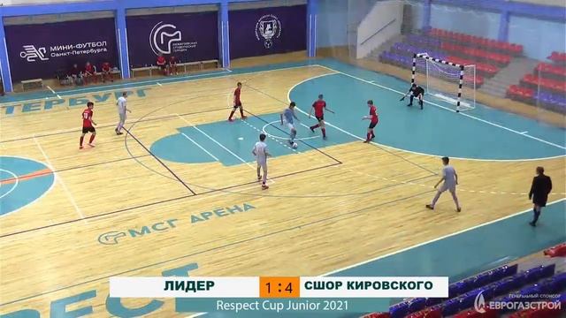 ЛИДЕР vs СШОР КИРОВСКОГО Р-НА| 27.12 11:00 смотреть онлайн