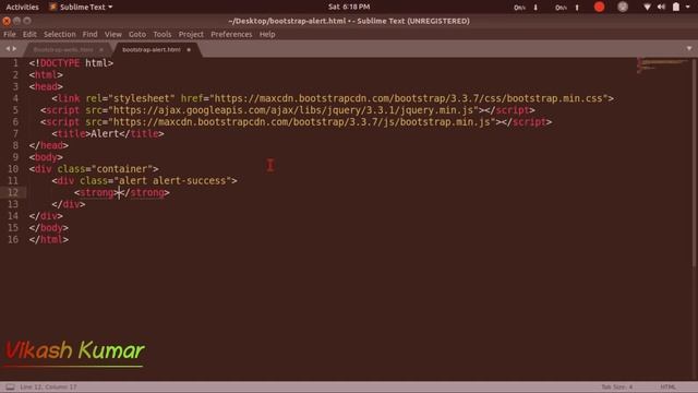 Bootstrap 4 Tutorial #12 Bootstrap Alert смотреть онлайн