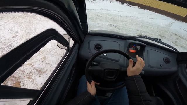 Bajaj Qute. Winter Driving 2023.