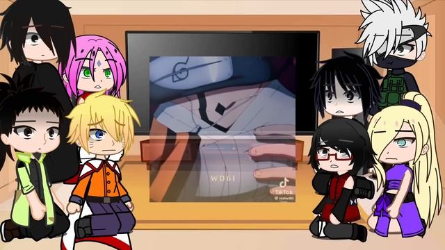 Konoha Pillars + sarada react смотреть онлайн