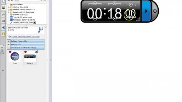 Smart Notebook   TIMER