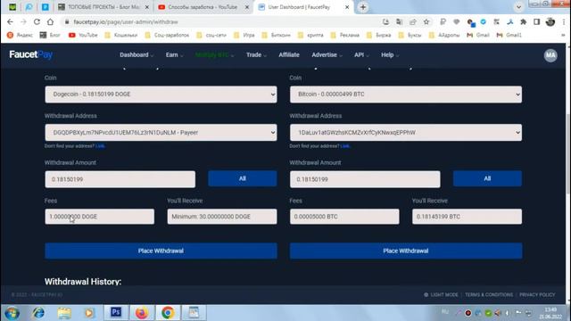 РЕГИСТРАЦИЯ КРИПТОВАЛЮТНОГО КОШЕЛЬКА FAUCETPAY(ПОЛНЫЙ ОБЗОР). смотреть онлайн