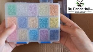 Обзор товаров для бисероплетения и творчества от PandaHall??Новый бисер✨️Распаковка посылки??