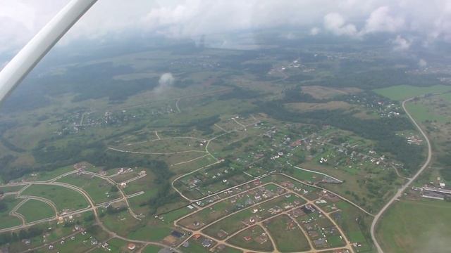 Прогулочный полёт на самалёте Cessna 172 смотреть онлайн