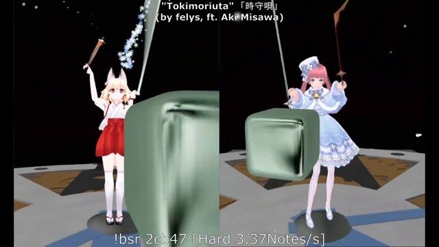 [Beat Saber]Collab with tesco / "Tokimoriuta" (by felys, ft Aki Misawa) смотреть онлайн