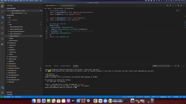 How to add Wysiwyg Editor in Angular with Quill.js 2021 смотреть онлайн
