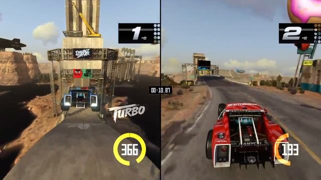 Trackmania Turbo играем с вдвоем