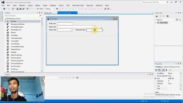 MEMBUAT FORM USER (ARDIANSYAH AR MUCHTAR 1504411193 TI 4F) смотреть онлайн