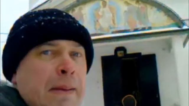 Зимняя прогулка в январе — Церковь — Крещение 19.01.2016 год — Геннадий Горин смотреть онлайн
