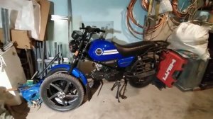 Мопед  Colt. Замена переднего колеса на колесо от мопеда сигма.