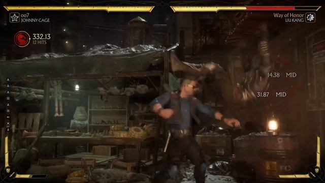 Mortal kombat 11 Johnny Cage combo video day1 смотреть онлайн