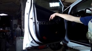 Как снять обшивку карту передней двери  кия сид 12 год.