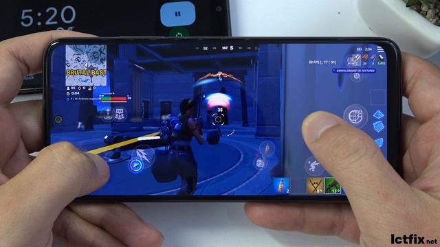 Xiaomi Redmi Note 12s Fortnite Gaming Test