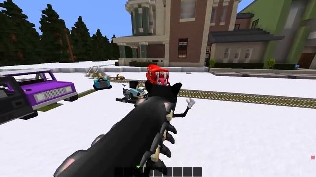 RAINBOW TRAIN EATER! (Minecraft) смотреть онлайн
