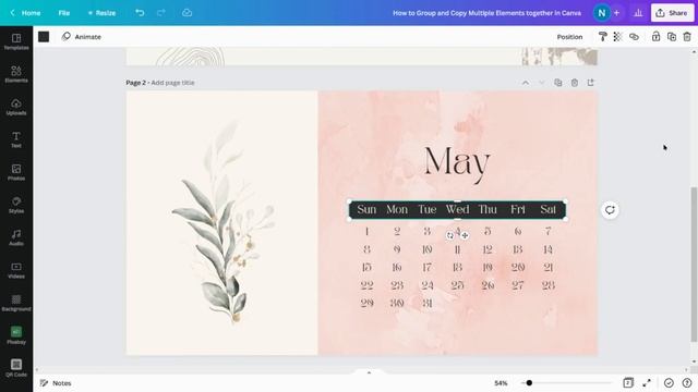 How to Group and Copy Multiple Elements together in Canva #CanvaTips #CanvaTutorial #DesignWithCanv смотреть онлайн