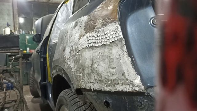 кузовной ремонт AUDI  забейте на шпаклевку #лужение кузова  #Ремонт оловом #Рихтовка под толщиномер