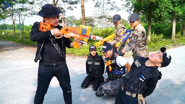 Nerf Guns War : Crimina Police Of SEAL TEAM Attack Leader One Eye Of Dangerous Team Criminals смотреть онлайн