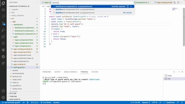 Can Activate guard | Guards in angular | Angular 16 смотреть онлайн