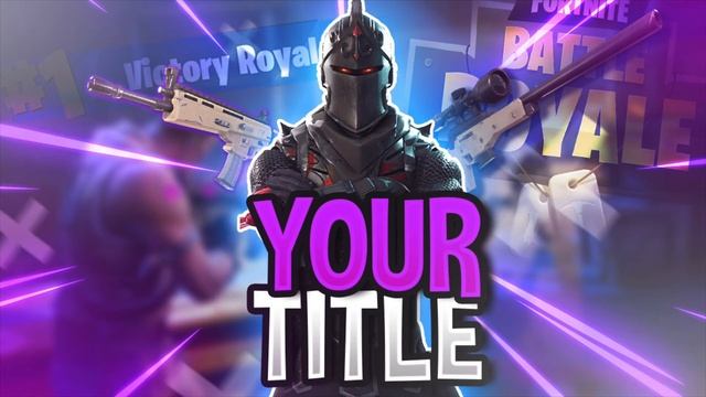 FORTNITE THUMBNAIL TEMPLATE(PHOTOSHOP FILE) смотреть онлайн