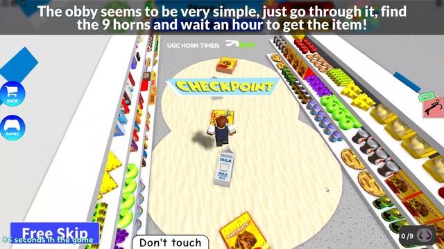 [LIMITED EVENT] How to get the PINK HORNS in ESCAPE WALMART OBBY | Roblox смотреть онлайн