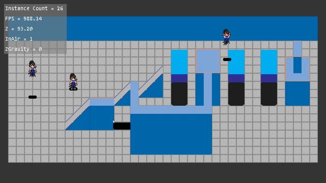 Game Maker Studio 2 - Top Down Platformer/ Jumping Test смотреть онлайн