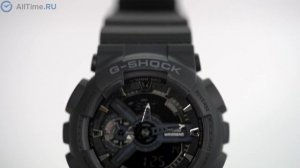 Обзор часов Casio G-SHOCK GA-110-1B с хронографом. Японские наручные часы. Alltime