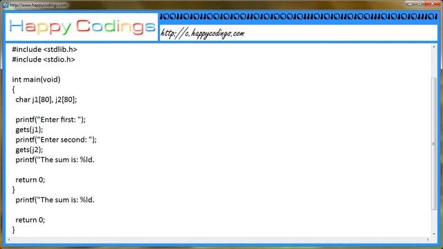 Converts the string into a long int value c code example смотреть онлайн