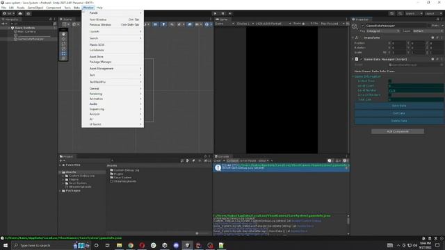 Unity custom game data save system tool. It uses JSON serialization and deserialization. смотреть онлайн