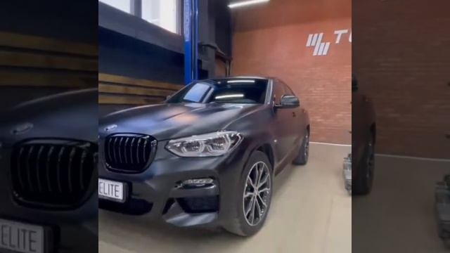 Оклейка пленкой BMW X4 - Тюнинг Элит смотреть онлайн